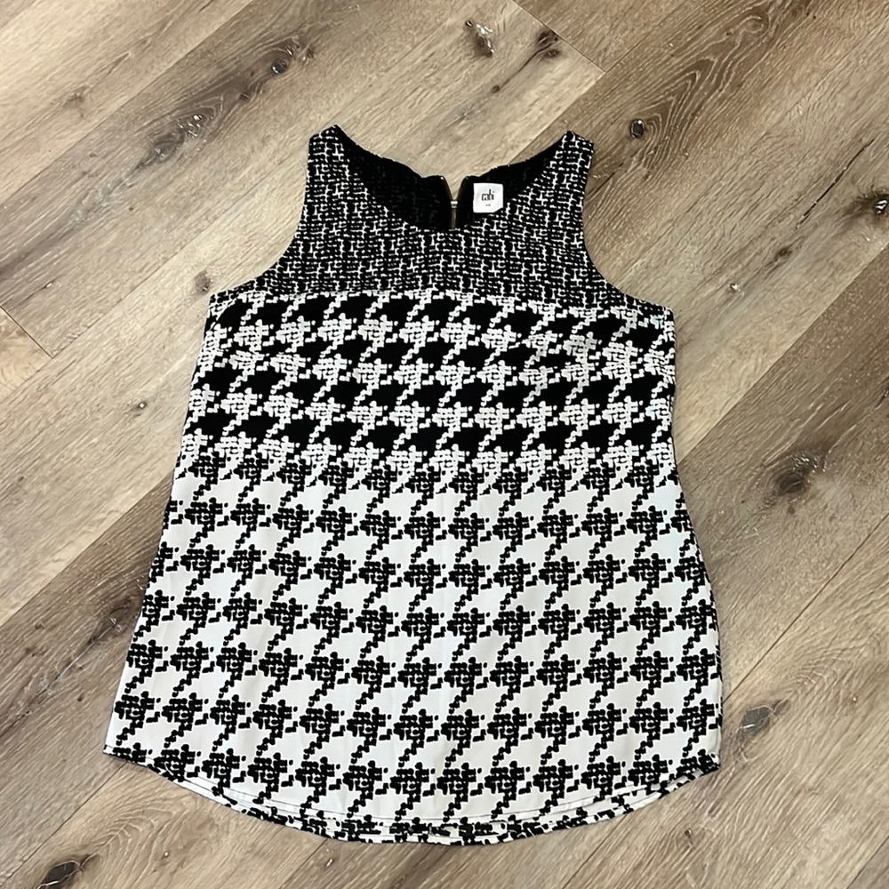 Dress tank, zipper backed